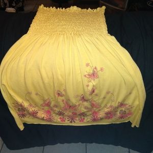 Papaya small to med Tube Top💛